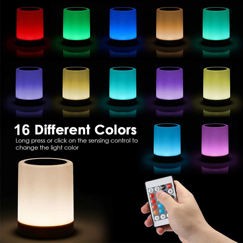 16 цветов, сенсорное управление, прикроватная лампа, RGB, USB-перезаряжаемый ночник, настольная лампа, украшение спальни, подарок, лампа для обеденного стола
16 цветов, сенсорное управление, прикроватная лампа, RGB, USB-перезаряжаемый ночник, настольная лампа, украшение спальни, подарок, лампа для обеденного стола