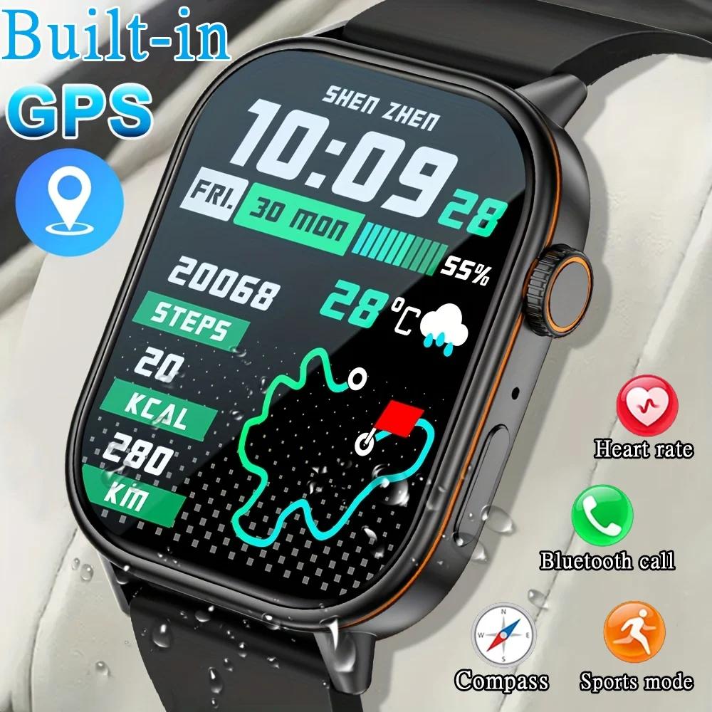 SACOSDING Новые умные часы GPS-позиционирование Водонепроницаемые умные часы для мужчин Компас Спорт на открытом воздухе Buletooth Call Watch 2,01-дюймовый HD-экран
SACOSDING Новые умные часы GPS-позиционирование Водонепроницаемые умные часы для мужчин Компас Спорт на открытом воздухе Buletooth Call Watch 2,01-дюймовый HD-экран