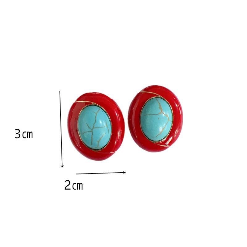 Versatile 925 Silver Medieval Earrings with Stone: Elegant Retro French Court Style красный
Versatile 925 Silver Medieval Earrings with Stone: Elegant Retro French Court Style красный