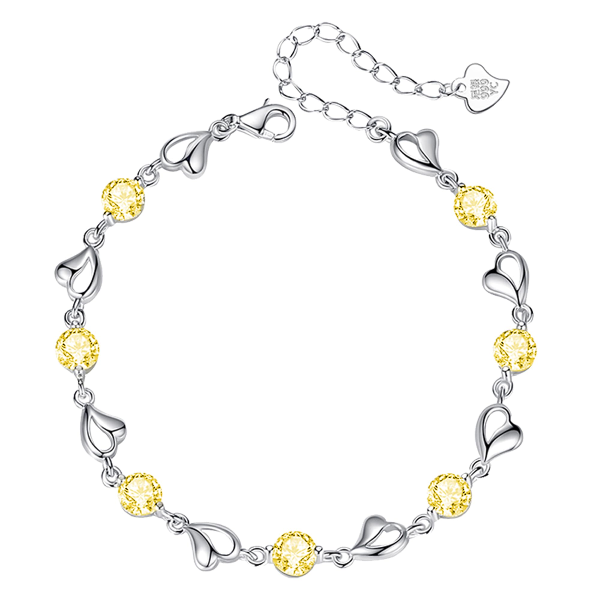 Bracelet for November Heart Silver Power Wrist Perfect Gift Silver Thunder Women, Popular, Birthstone, Citrine, Shape, 999, Hypoallergenic, Stone,
Bracelet for November Heart Silver Power Wrist Perfect Gift Silver Thunder Women, Popular, Birthstone, Citrine, Shape, 999, Hypoallergenic, Stone,
