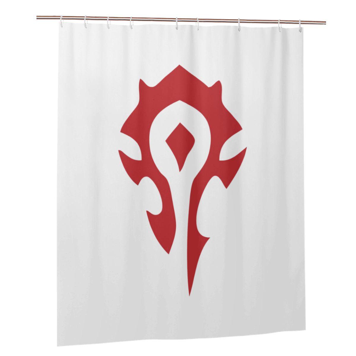 World Of Warcraft Logoshower Curtain Bathroom Polyester Waterproof Bath Curtains With Hooks W60H190(CM)-1 Pcs
World Of Warcraft Logoshower Curtain Bathroom Polyester Waterproof Bath Curtains With Hooks W60H190(CM)-1 Pcs