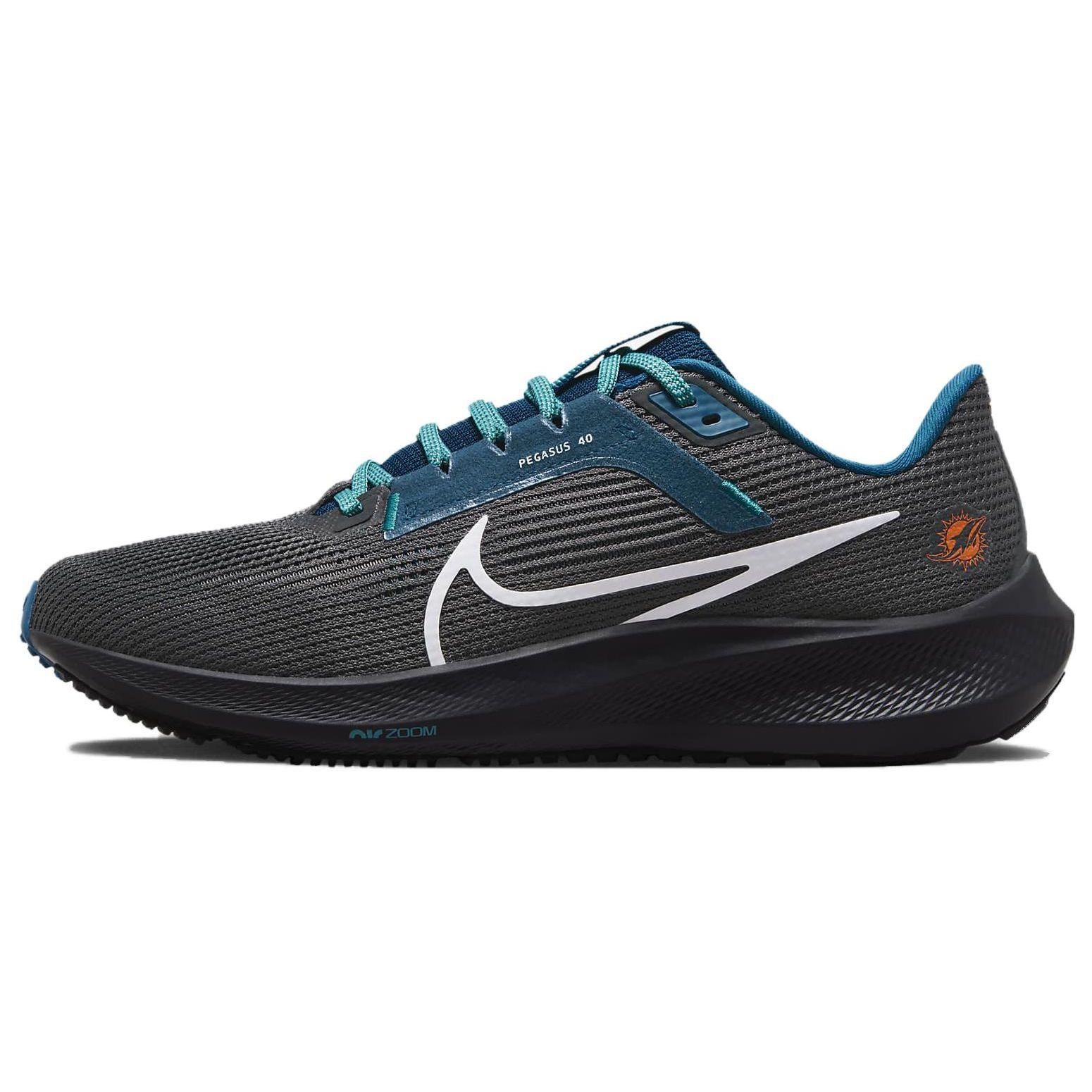 Nike Кроссовки мужские NFL x Air Zoom Pegasus 40 Miami Dolphins черные антрацитовые турбо-зеленые DZ5997-001 41
Nike Кроссовки мужские NFL x Air Zoom Pegasus 40 Miami Dolphins черные антрацитовые турбо-зеленые DZ5997-001 41
