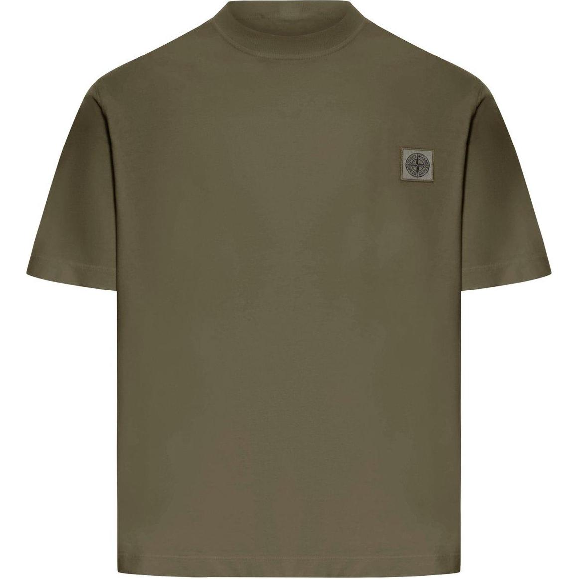 STONE ISLAND Однотонная футболка с логотипом и круглым вырезом, короткий рукав, мужские топы, цвет Армейский зеленый K1S1521000-34S0115-V0054 M
STONE ISLAND Однотонная футболка с логотипом и круглым вырезом, короткий рукав, мужские топы, цвет Армейский зеленый K1S1521000-34S0115-V0054 M