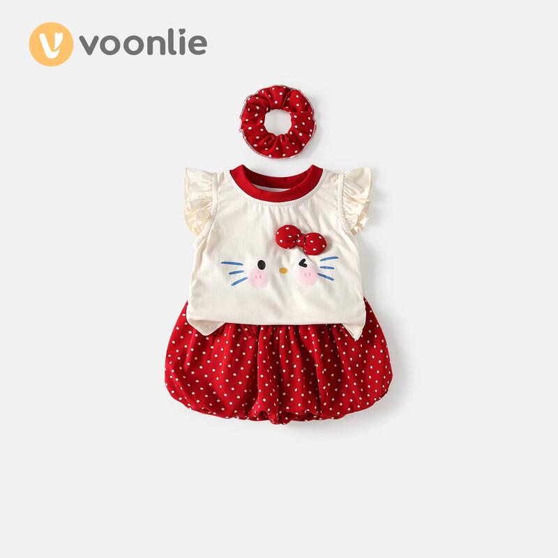 Girls Summer Polka Dot Three-Piece Outfit Set S
Girls Summer Polka Dot Three-Piece Outfit Set S
