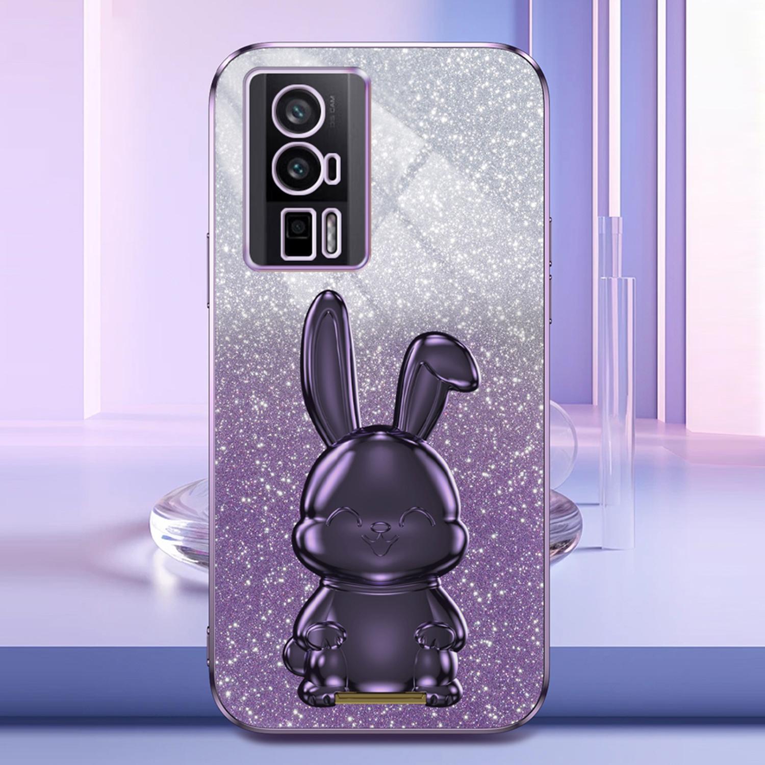 For Xiaomi Redmi K60 5G/K60 Pro 5G Kickstand Case Cute Rabbit Shockproof Slim Phone Cover Purple
For Xiaomi Redmi K60 5G/K60 Pro 5G Kickstand Case Cute Rabbit Shockproof Slim Phone Cover Purple