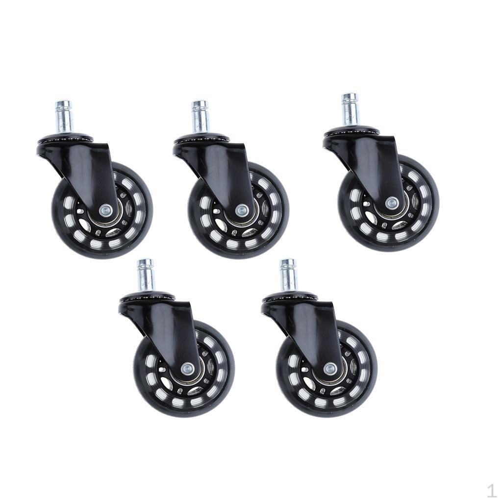 Упаковка из 5 шт. 2,5-дюймовые поворотные ролики из полиуретана для универсальной замены паркета
Упаковка из 5 шт. 2,5-дюймовые поворотные ролики из полиуретана для универсальной замены паркета