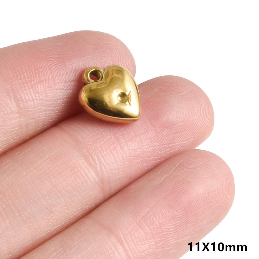 6pcs Sweet Love Charm Real Gold Plated Stainless Steel Charms For Jewelry Making Supplies Sacred Heart Of Jesus Pendant Bracelet
6pcs Sweet Love Charm Real Gold Plated Stainless Steel Charms For Jewelry Making Supplies Sacred Heart Of Jesus Pendant Bracelet