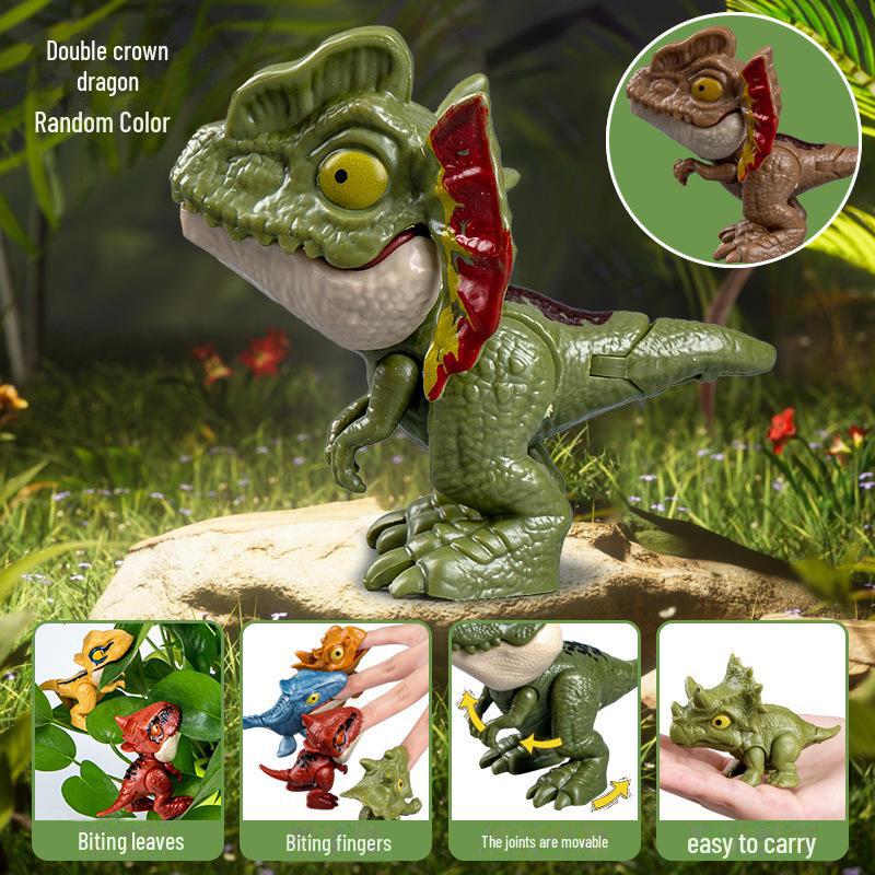 Рухомий мультяшний динозавр: Мила іграшка, яка кусає пальці, для творчого прикраси дітей
Рухомий мультяшний динозавр: Мила іграшка, яка кусає пальці, для творчого прикраси дітей