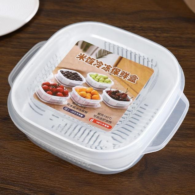 Sealed Lunch Box Microwave Heating Double-layer Thick Sturdy Durable Safe Healthy Lunch Box Steamed Rice Preservation Box
Sealed Lunch Box Microwave Heating Double-layer Thick Sturdy Durable Safe Healthy Lunch Box Steamed Rice Preservation Box