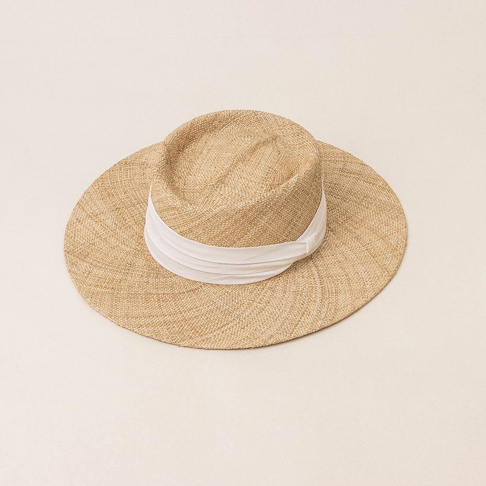Natural Straw Flat Top Sun Hat with Black Ribbon Vintage Breathable Beach Cap Men s Classic French Boater Hat Handmade Panama 56-58cm
Natural Straw Flat Top Sun Hat with Black Ribbon Vintage Breathable Beach Cap Men s Classic French Boater Hat Handmade Panama 56-58cm