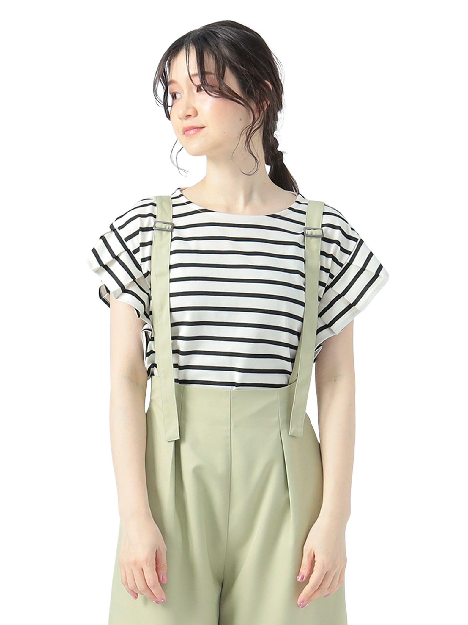 Beams Heart Tee with Tucked Sleeves and Striped Striped Off One Size S/S Pullover, Women s, White,
Beams Heart Tee with Tucked Sleeves and Striped Striped Off One Size S/S Pullover, Women s, White,