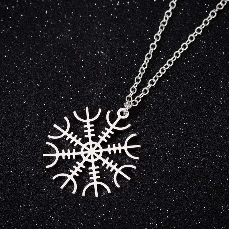 Norse Vikings Pendant Stainless Steel Vegvisir Compass Nordic Runes Odin Men Women Necklace Gift
Norse Vikings Pendant Stainless Steel Vegvisir Compass Nordic Runes Odin Men Women Necklace Gift