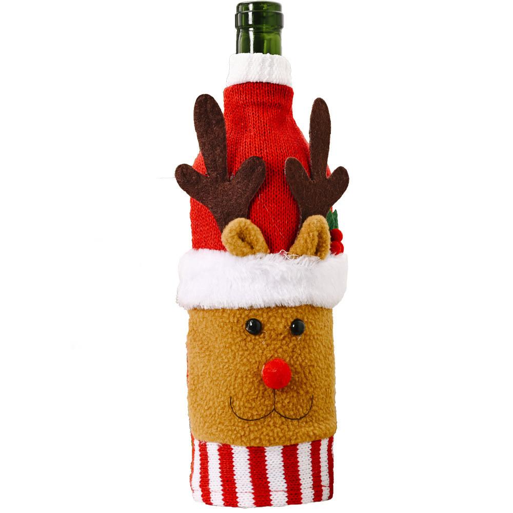 Creative Festive And Christmas Wine Bottle Cover Featuring Adorable Knitted Design Snowman Cartoon Bottle Cover Reindeer
Creative Festive And Christmas Wine Bottle Cover Featuring Adorable Knitted Design Snowman Cartoon Bottle Cover Reindeer