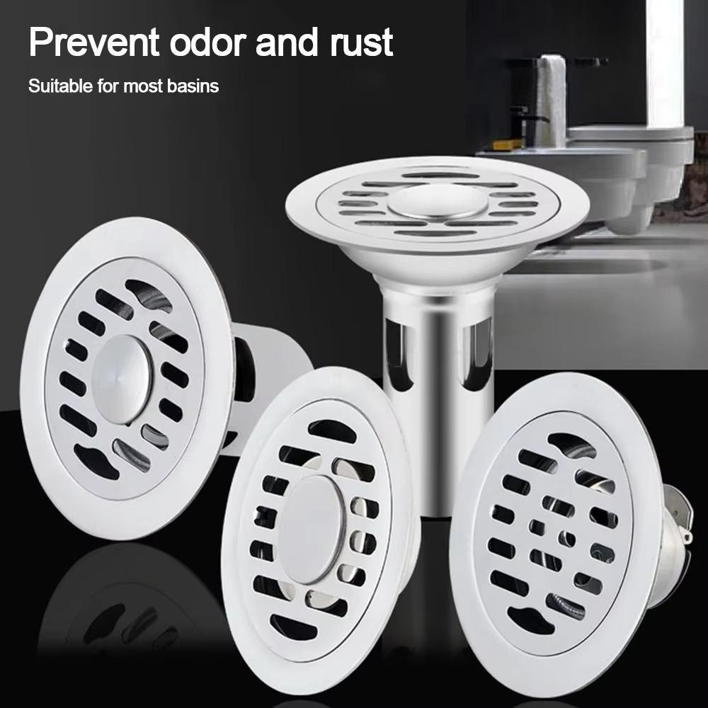 Hair Catcher Floor Drains Stainless Steel Wash Basin Drain Filter Sink Drain Plug Kitchen 10cm-Style A
Hair Catcher Floor Drains Stainless Steel Wash Basin Drain Filter Sink Drain Plug Kitchen 10cm-Style A