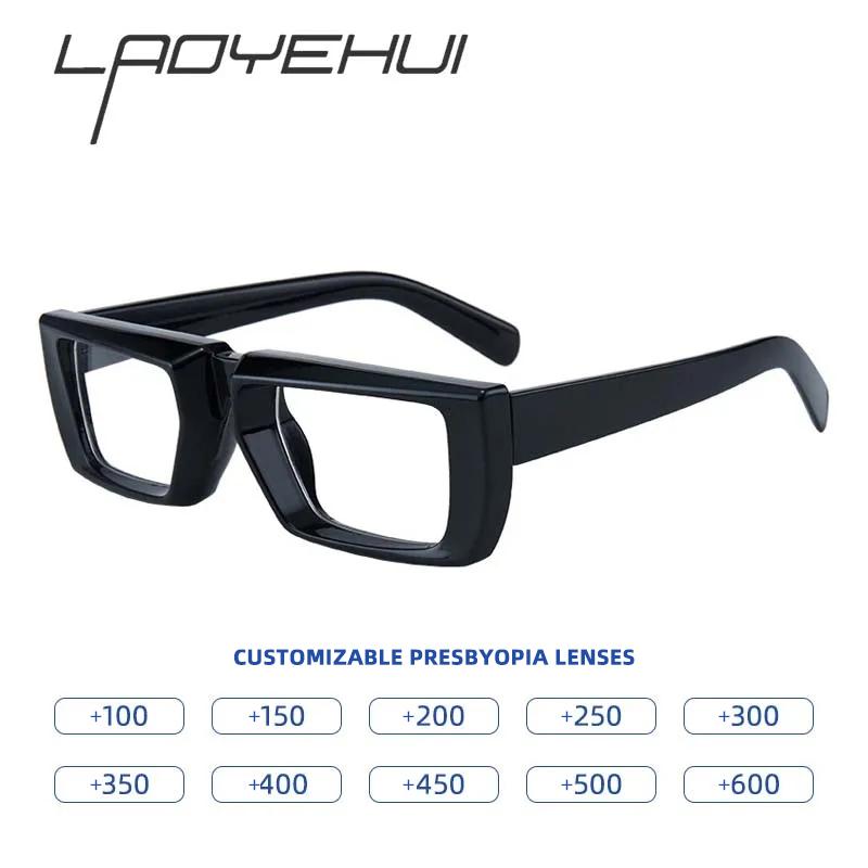 Retro Frame Reading Glasses for Men Women Anti-Blue Ray Computer Eyewear Unisex Fashion Thicker Sqaure Prescription Eyeglasses 0
Retro Frame Reading Glasses for Men Women Anti-Blue Ray Computer Eyewear Unisex Fashion Thicker Sqaure Prescription Eyeglasses 0