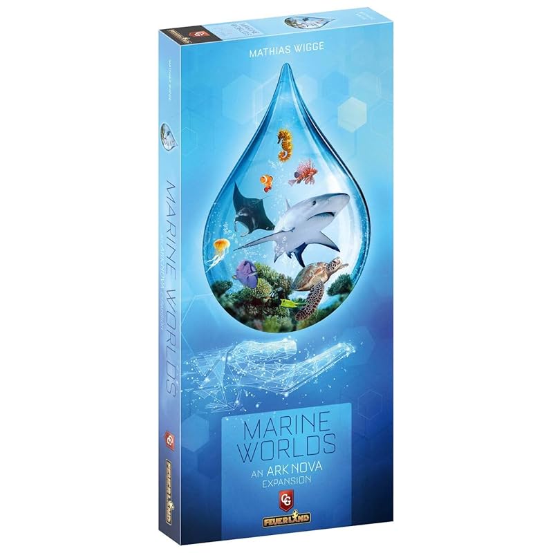 Capstone Games Ark Nova: Marine World Strategy Board Game Expansion - Introducing sea animals to the zoo. 1 to 4 people, 12 years or older
Capstone Games Ark Nova: Marine World Strategy Board Game Expansion - Introducing sea animals to the zoo. 1 to 4 people, 12 years or older
