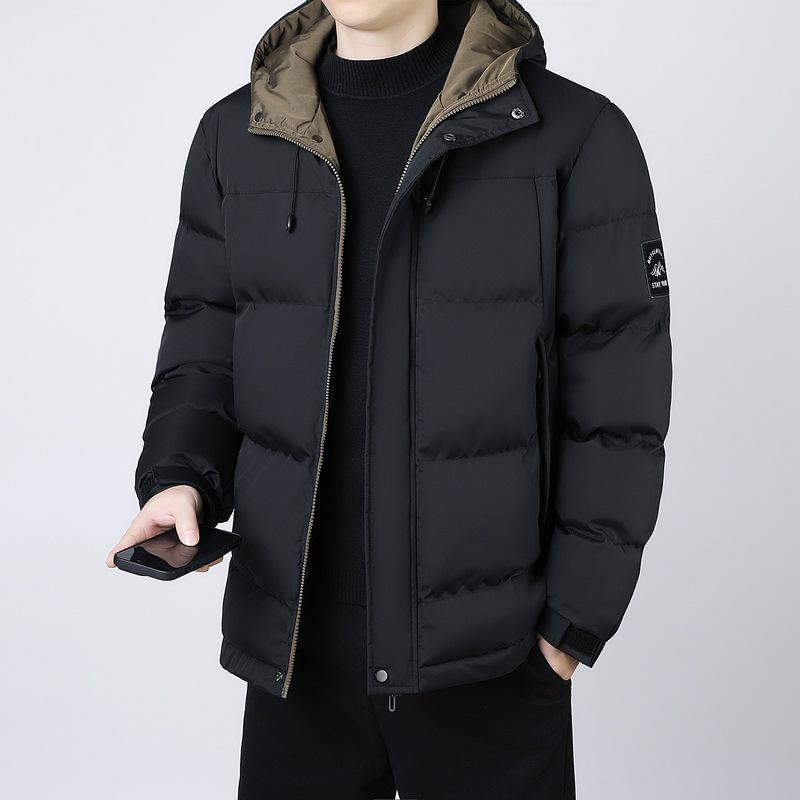 Men s Thick Winter Windproof Hooded Cotton Jacket: Trendy Loose-Fit Warm Coat M
Men s Thick Winter Windproof Hooded Cotton Jacket: Trendy Loose-Fit Warm Coat M