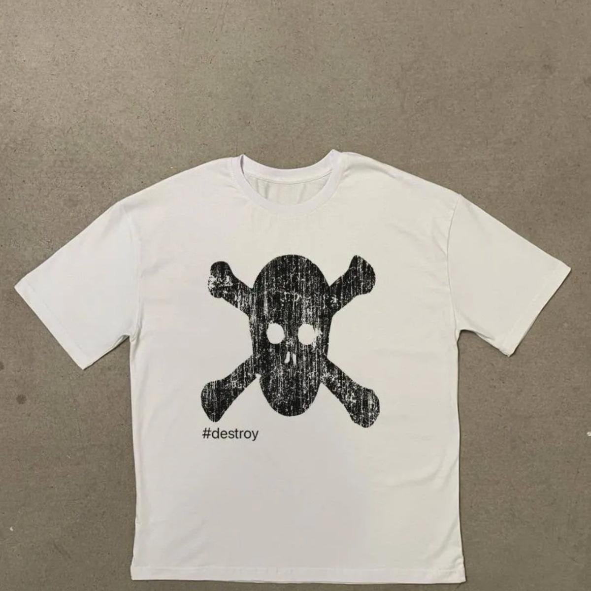 Summer Cotton New Style Tshirt Loose and Cartoonprinted Fashionable and Casual Shortsleeved Top M
Summer Cotton New Style Tshirt Loose and Cartoonprinted Fashionable and Casual Shortsleeved Top M