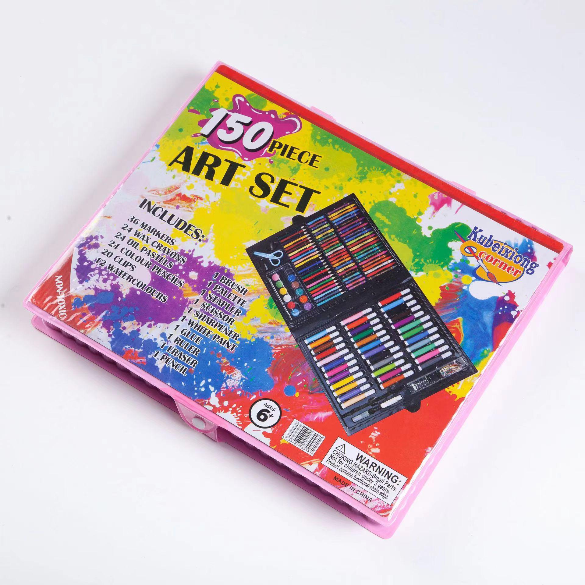 Набір акварельних маркерів та художніх матеріалів з 208 предметів для студентів та дітей - Включає кольорові олівці, пензлі та інструменти для малювання в подарунковій коробці Colored
Набір акварельних маркерів та художніх матеріалів з 208 предметів для студентів та дітей - Включає кольорові олівці, пензлі та інструменти для малювання в подарунковій коробці Colored