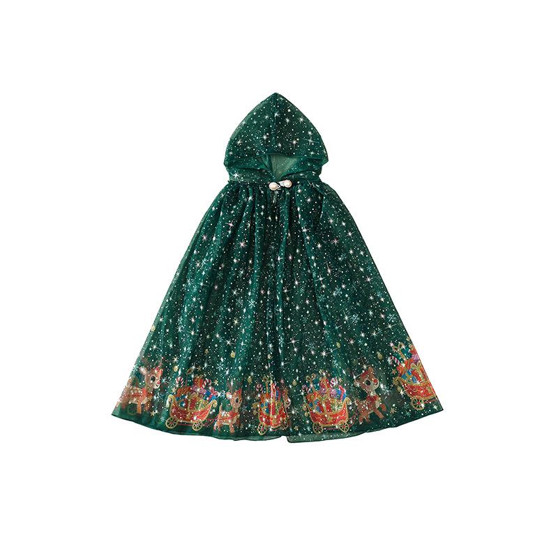 Рождественская детская осенне-зимняя шаль-накидка для девочек-принцесс One Size
Рождественская детская осенне-зимняя шаль-накидка для девочек-принцесс One Size