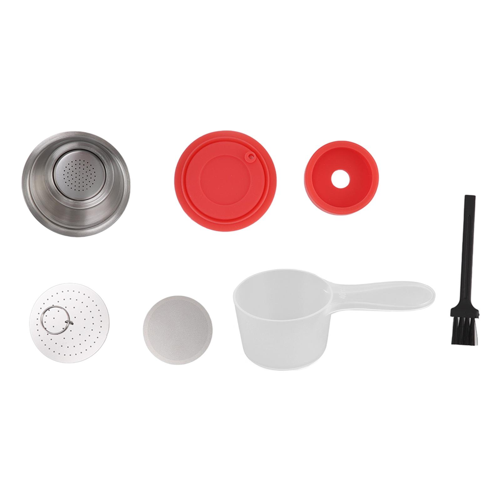Stainless Steel Refill Coffee Capsules Reusable Coffee Filter Cup Set with Powder Cover for Dolce красный
Stainless Steel Refill Coffee Capsules Reusable Coffee Filter Cup Set with Powder Cover for Dolce красный