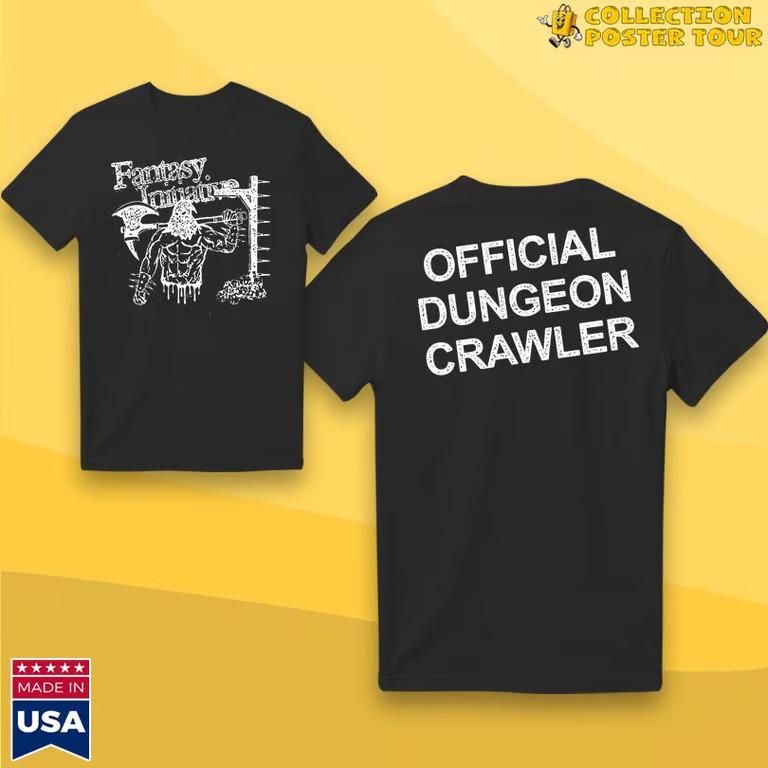 Fantasy Initiative Official Dungeon Crawler T-Shirt Limited Edition Unisex T-Shirt XXXXL
Fantasy Initiative Official Dungeon Crawler T-Shirt Limited Edition Unisex T-Shirt XXXXL