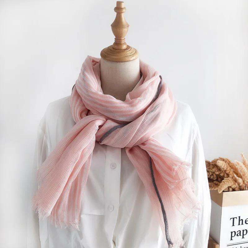 Scarf Women s Spring Autumn Thin Mori Color Matching Shawl Korean Version Versatile Linen Literary Retro Fashion 200-90cm
Scarf Women s Spring Autumn Thin Mori Color Matching Shawl Korean Version Versatile Linen Literary Retro Fashion 200-90cm