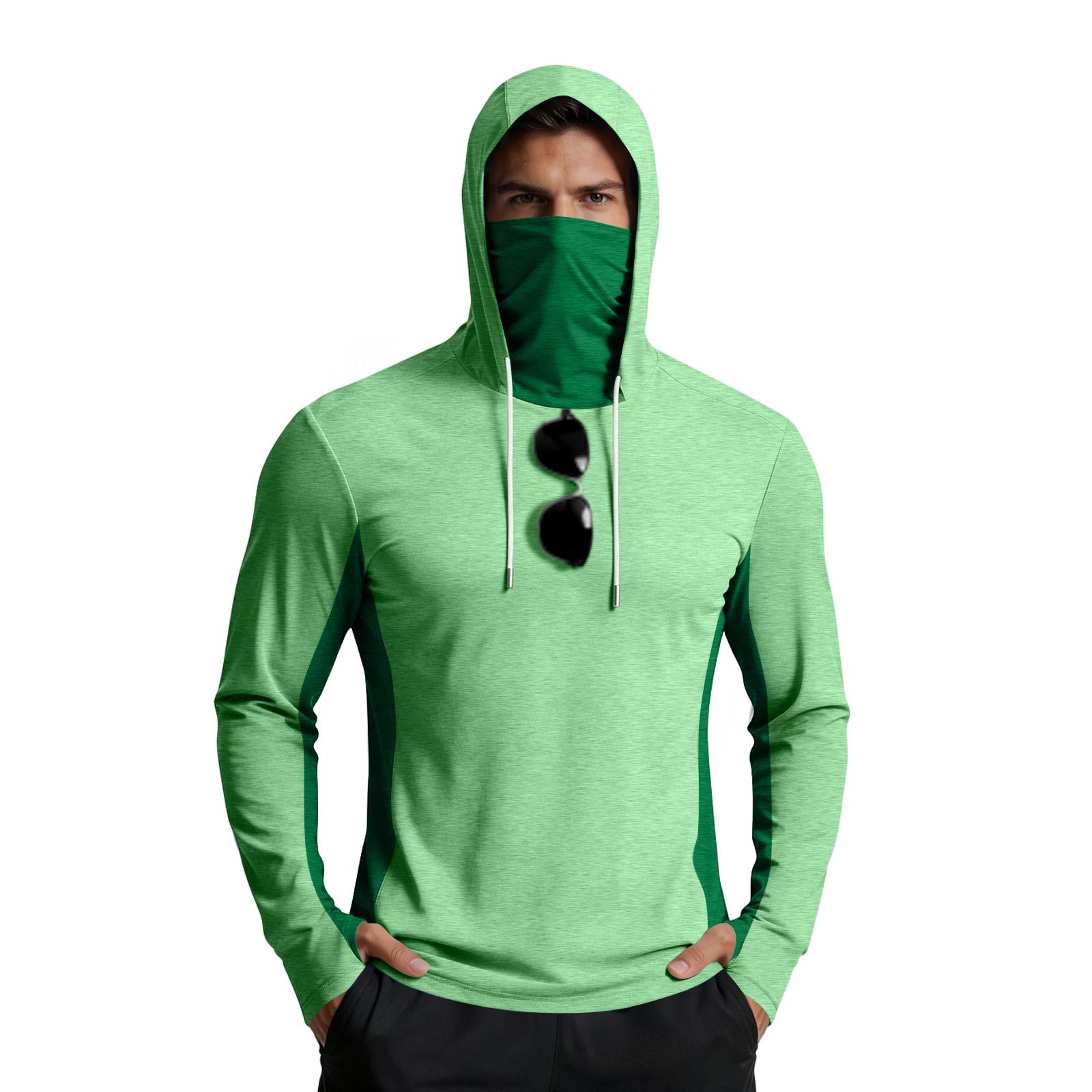 Men s Summer Breathable, Quick--Silk Hooded Sweatshirt With Face Covering L зелёный
Men s Summer Breathable, Quick--Silk Hooded Sweatshirt With Face Covering L зелёный