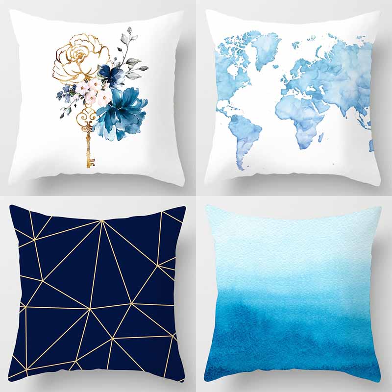 45*45cm Modern simple blue geometric marble pillowcase Home Sofa decoration Pillowcase living room bedroom Cushion Home decor
45*45cm Modern simple blue geometric marble pillowcase Home Sofa decoration Pillowcase living room bedroom Cushion Home decor