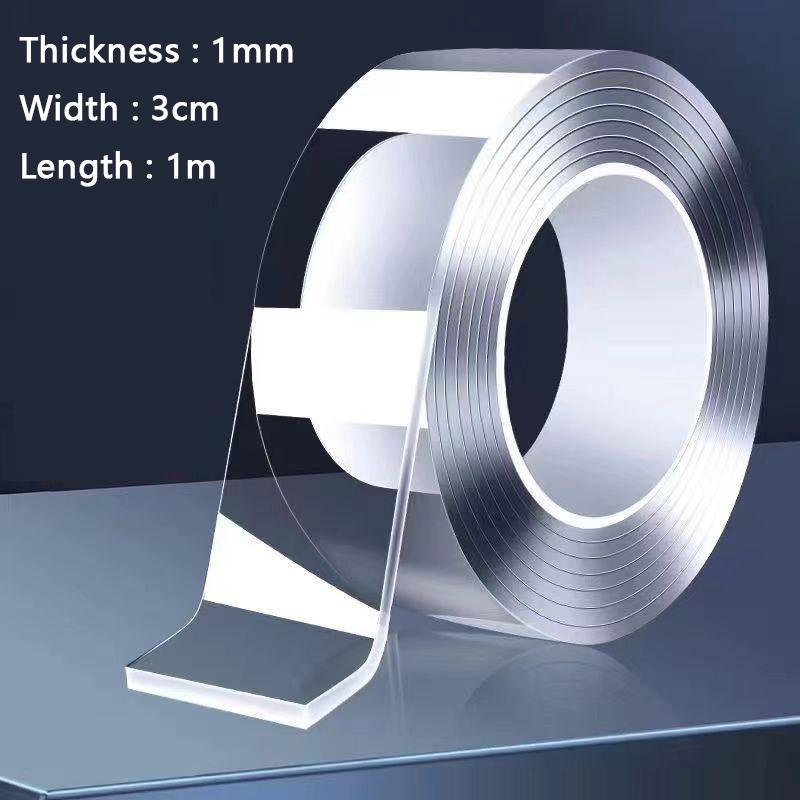 Nano Double Sided Tape Transparent Multipurpose Reusable Waterproof Adhesive Tape, For Kitchen Home Party Decoration
Nano Double Sided Tape Transparent Multipurpose Reusable Waterproof Adhesive Tape, For Kitchen Home Party Decoration