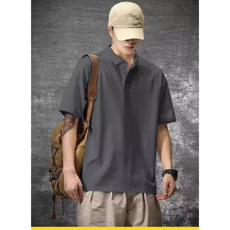 Summer Polo Shirt Men s Shirt Loose Lapel Half-sleeved Solid Color Short-sleeved XS сірий
Summer Polo Shirt Men s Shirt Loose Lapel Half-sleeved Solid Color Short-sleeved XS сірий