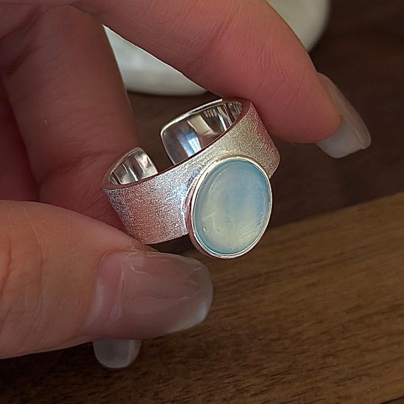925 Sterling Silver Rings for Women Couple Minimalist Handmade Sparckling Moonstone Ring Fine Jewelry Gift Prevent Allergy resizable
925 Sterling Silver Rings for Women Couple Minimalist Handmade Sparckling Moonstone Ring Fine Jewelry Gift Prevent Allergy resizable
