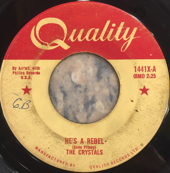 7inch Record CRYSTALS Hes A Rebel I Love You Eddie 1441X Quality 1962 Canada Rock Used
7inch Record CRYSTALS Hes A Rebel I Love You Eddie 1441X Quality 1962 Canada Rock Used