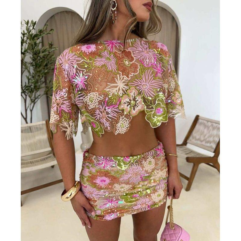 Gy26100 Embroidered Sequin Heavy-Duty Party Dress Set 2025 New Product Pink Suit Short S
Gy26100 Embroidered Sequin Heavy-Duty Party Dress Set 2025 New Product Pink Suit Short S