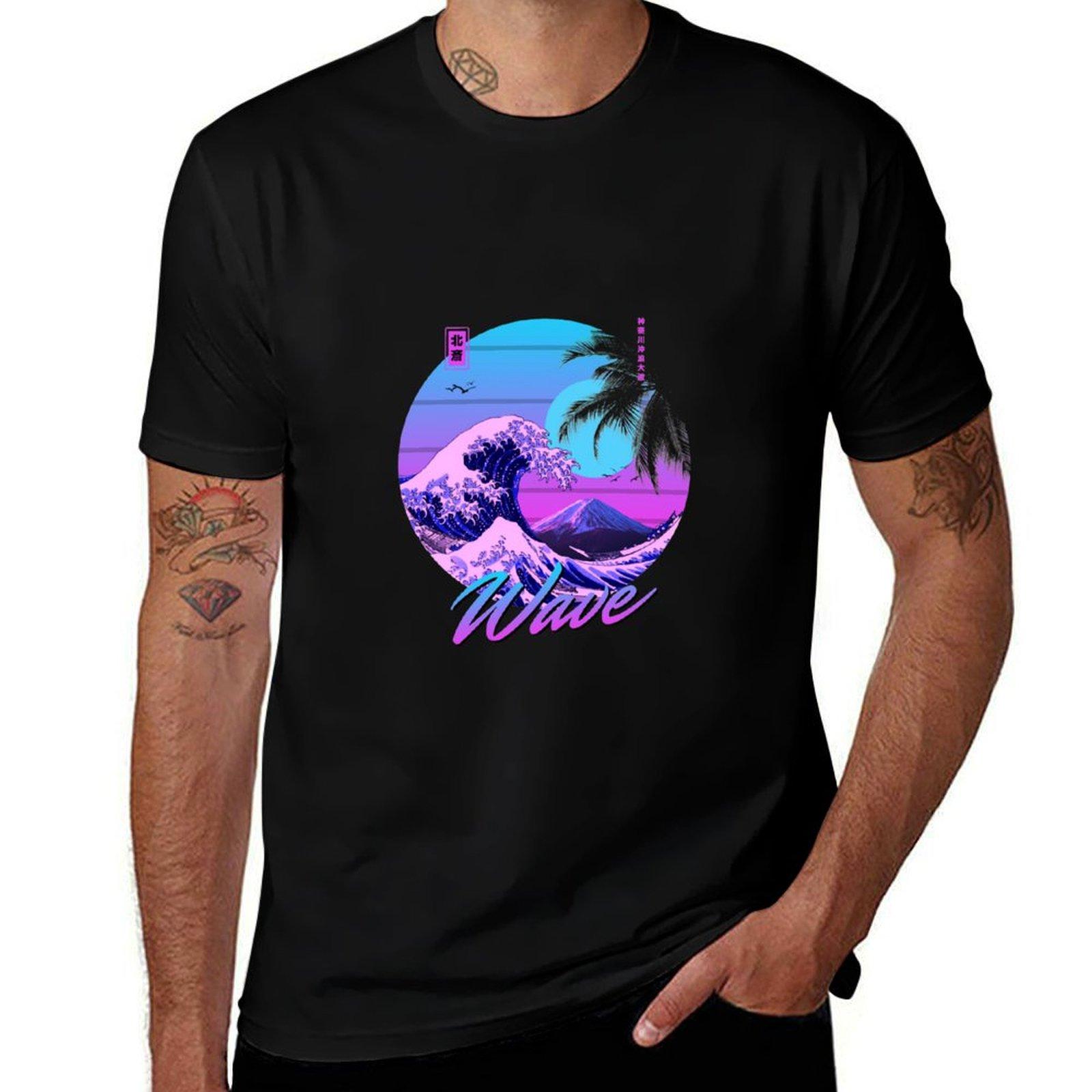 Vaporwave Kanagawa T-Shirt croswit shirt man T-shirts man designer shirts basketball graphic tees mens funny t shirts 4XL
Vaporwave Kanagawa T-Shirt croswit shirt man T-shirts man designer shirts basketball graphic tees mens funny t shirts 4XL
