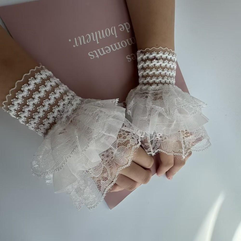 Comfortable Detachable Sleeves Cuffs Detachable Fake Sleeves Cuffs Daily Accessory білий
Comfortable Detachable Sleeves Cuffs Detachable Fake Sleeves Cuffs Daily Accessory білий