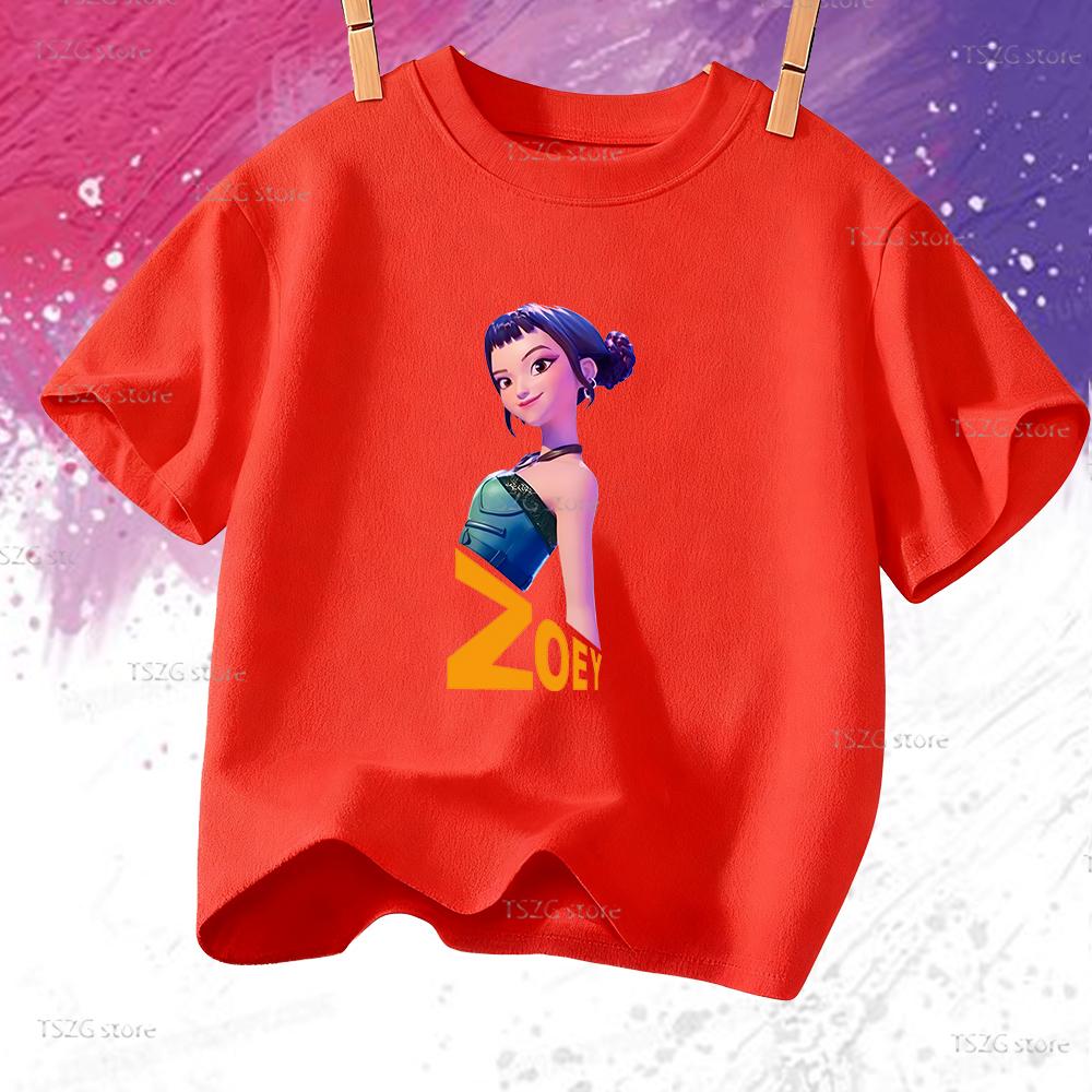 Summer Kpop Demon Hunters ZOEY Cartoon Children T-Shirt Kids Girl Boy T Shirt Hot Movie Print Cute Baby Tee Top Fan Clothing 120
Summer Kpop Demon Hunters ZOEY Cartoon Children T-Shirt Kids Girl Boy T Shirt Hot Movie Print Cute Baby Tee Top Fan Clothing 120