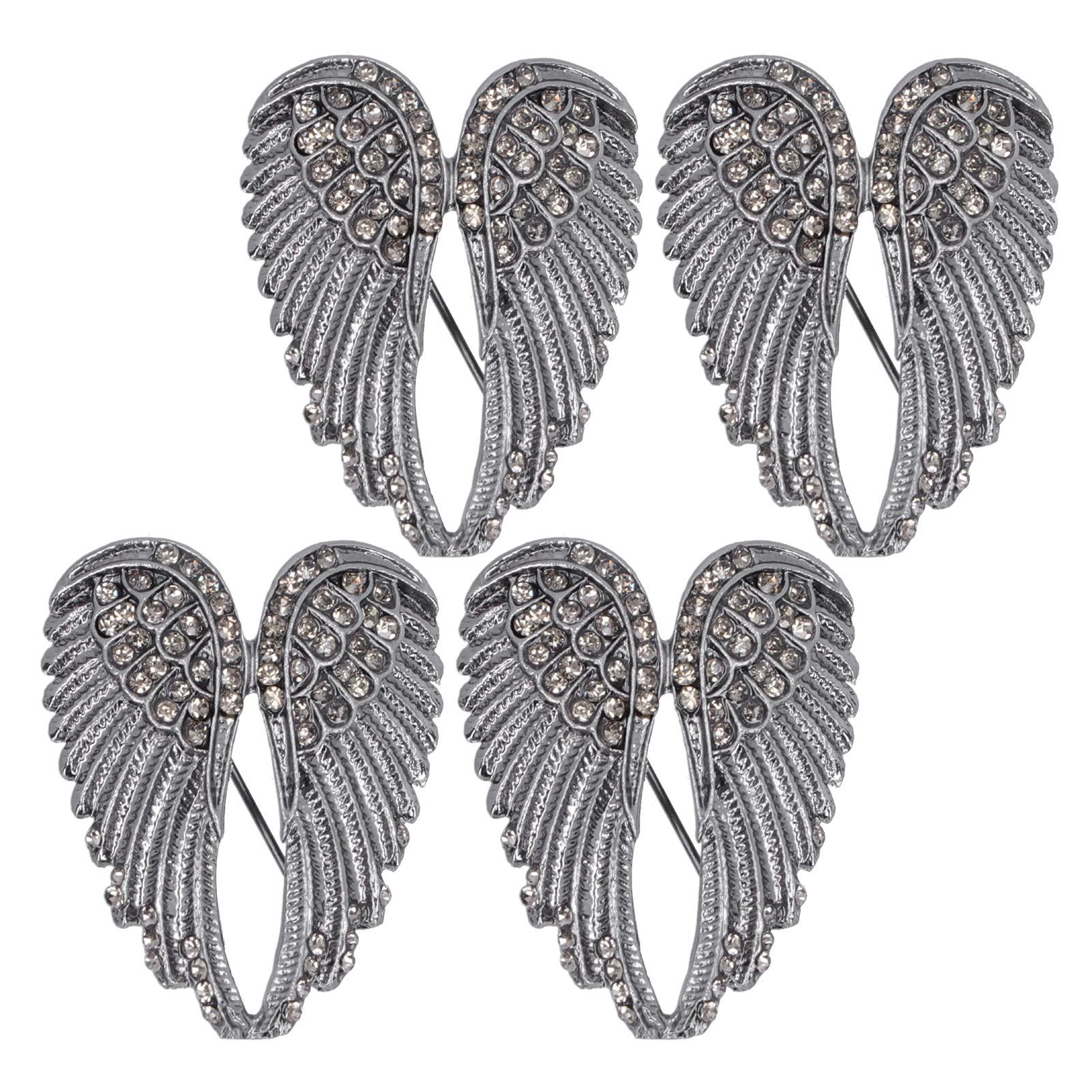 4 шт. брошь-булавка с рисунком в виде крыльев ангела, симпатичная модная булавка на лацкан, значки на пальто, аксессуар, черный чёрный
4 шт. брошь-булавка с рисунком в виде крыльев ангела, симпатичная модная булавка на лацкан, значки на пальто, аксессуар, черный чёрный