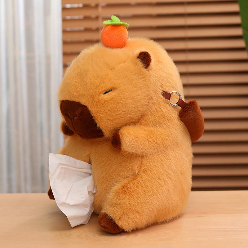 Water Guinea Pig Kapibara Doll Plush Hand Bag Girl Cute Gift Messenger Bag Pumping Carton 28cm
Water Guinea Pig Kapibara Doll Plush Hand Bag Girl Cute Gift Messenger Bag Pumping Carton 28cm