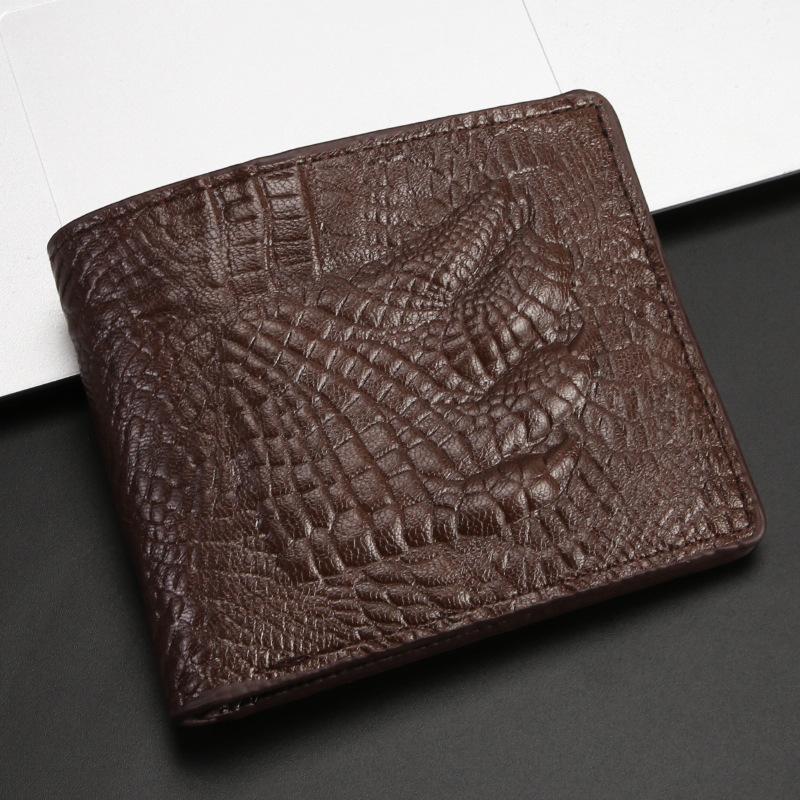 Retro Men s Wallet Oil Wax Leather Crocodile 3D 3D Horizontal Wallet Short Wallet Wallet Wallet
Retro Men s Wallet Oil Wax Leather Crocodile 3D 3D Horizontal Wallet Short Wallet Wallet Wallet