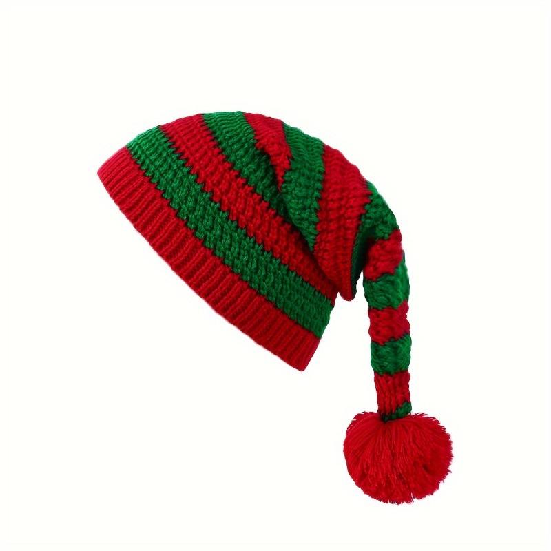 1pc Christmas Knit Beanie –Stocking Stuffer Santa Hat,Striped Crochet Cap with Pom Poms,Unisex Cozy Winter Hat for Holiday Decor 28x40cm
1pc Christmas Knit Beanie –Stocking Stuffer Santa Hat,Striped Crochet Cap with Pom Poms,Unisex Cozy Winter Hat for Holiday Decor 28x40cm