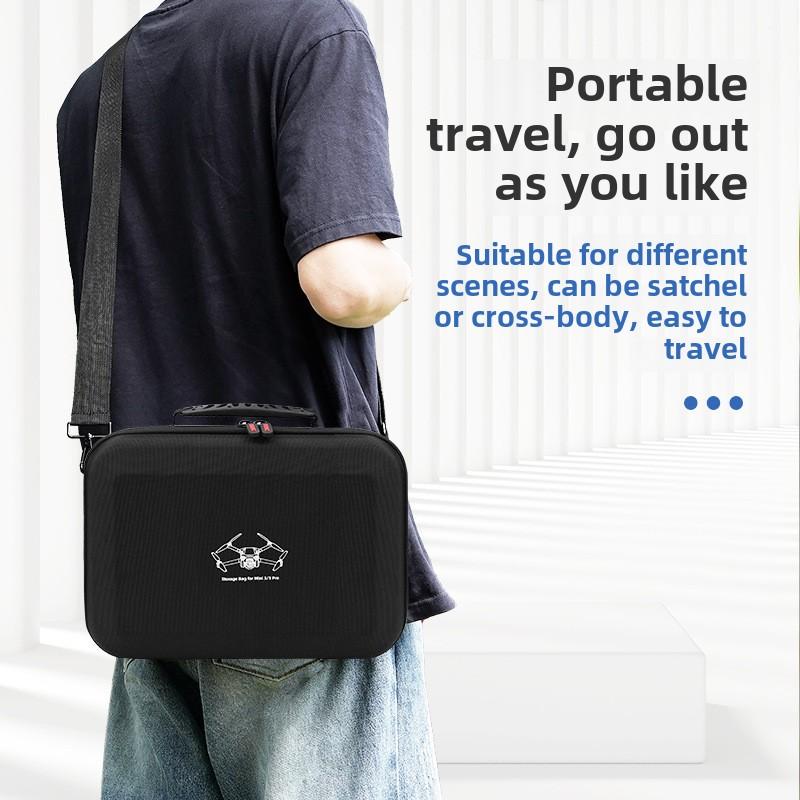 Applicable to DJI MINI3/3PRO storage bag handbag body remote control portable bag shoulder messenger bag accessories
Applicable to DJI MINI3/3PRO storage bag handbag body remote control portable bag shoulder messenger bag accessories