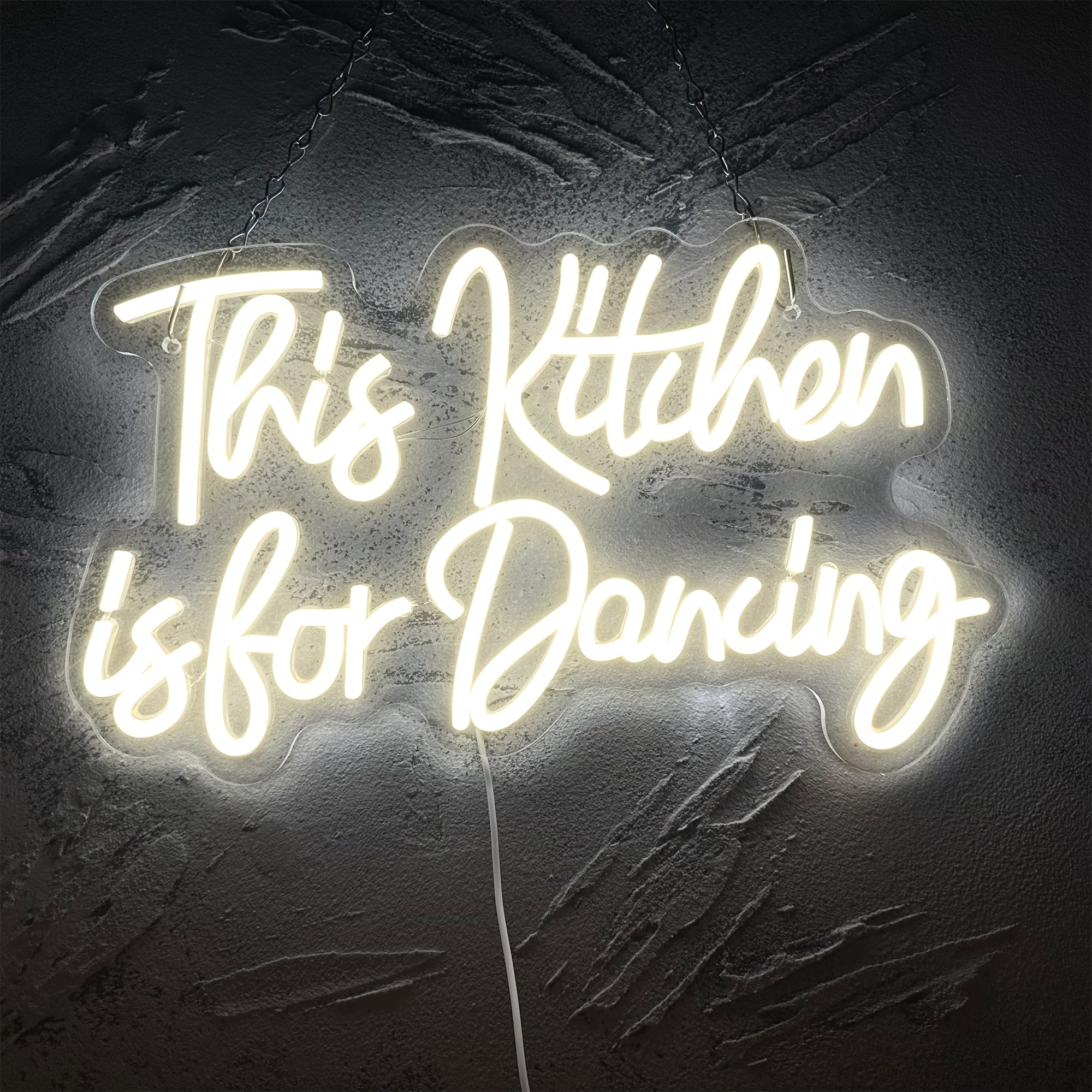 This Kitchen is for Dancing Neon Sign LED Neon Lights for Wall Decor Dancing Farmhouse Kitchen Home Decor Birthday Party Gift
This Kitchen is for Dancing Neon Sign LED Neon Lights for Wall Decor Dancing Farmhouse Kitchen Home Decor Birthday Party Gift