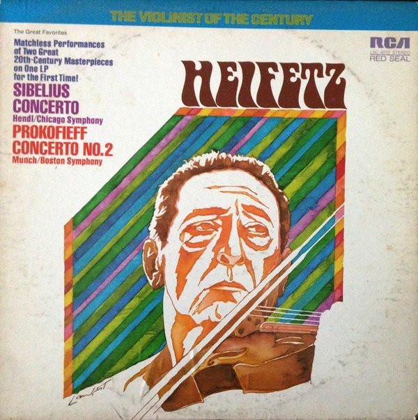 LP Record JASCHA HEIFETZ WALTER HENDL CHICA Sibelius Violin Concerto Prokofi LSC4010 RCA RED SEAL 1971 US Classical Used
LP Record JASCHA HEIFETZ WALTER HENDL CHICA Sibelius Violin Concerto Prokofi LSC4010 RCA RED SEAL 1971 US Classical Used