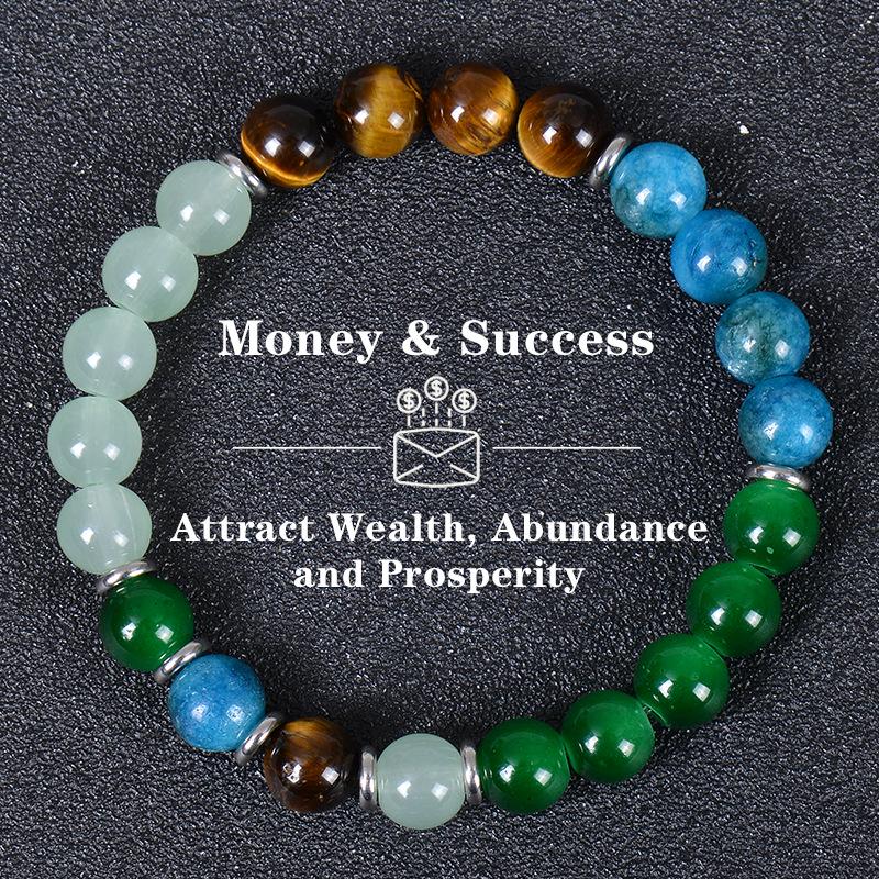 Браслет из бусин Тигровый глаз и Цитрин Малахит на богатство
Браслет из бусин Тигровый глаз и Цитрин Малахит на богатство