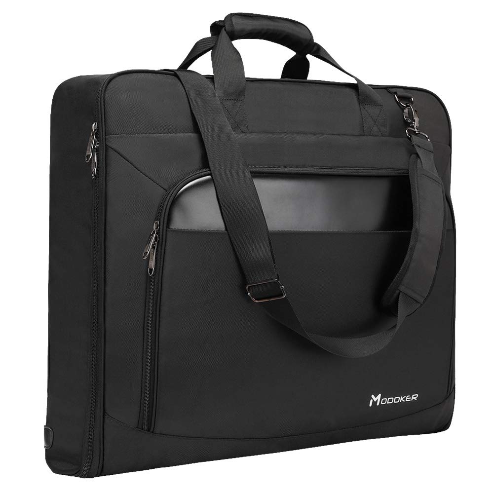 Modoker Suit Suitcase Garment Bag with Shoulder Strap Suit Bag Hanging Suitcase Clothing Bag Men Women Business One Size Carry-on Travel, Black, чорний
Modoker Suit Suitcase Garment Bag with Shoulder Strap Suit Bag Hanging Suitcase Clothing Bag Men Women Business One Size Carry-on Travel, Black, чорний