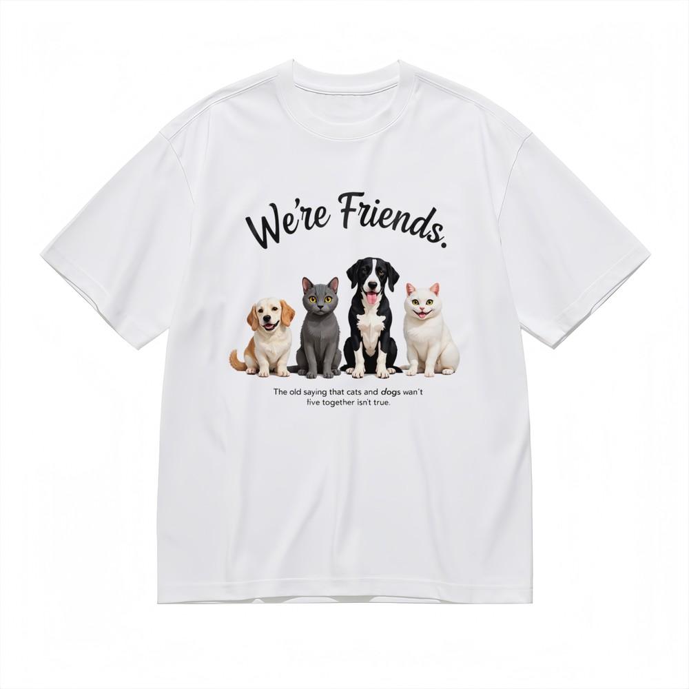 Furry Friends Unisex T-Shirt Cozy Animal Pack and Handwritten Slogan White Cotton XL
Furry Friends Unisex T-Shirt Cozy Animal Pack and Handwritten Slogan White Cotton XL