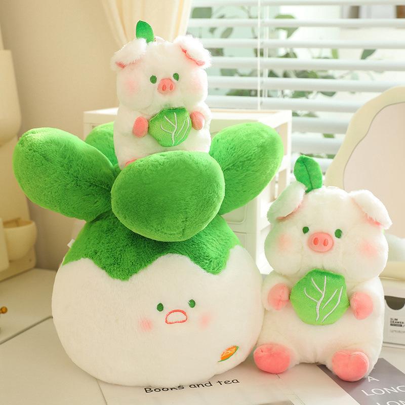 New Style Cabbage Pig Plush Doll Creative Sleeping Pillow Girl Birthday Gift Cute Soft Plush Toy 33cm/16cm
New Style Cabbage Pig Plush Doll Creative Sleeping Pillow Girl Birthday Gift Cute Soft Plush Toy 33cm/16cm