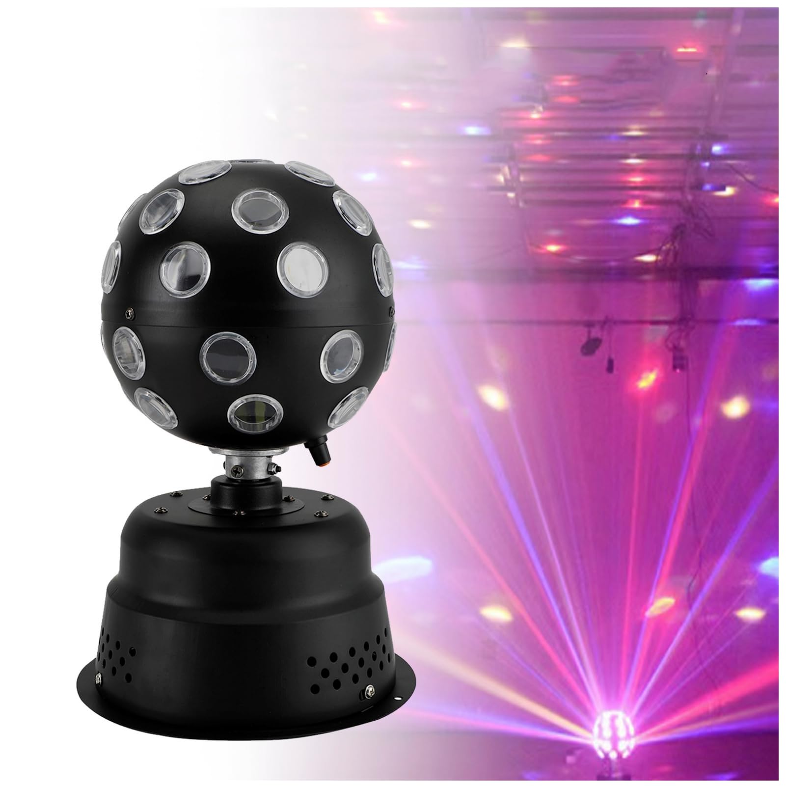 Frezon Зеркальный шар 30 Вт 9 цветов RGB LED Зеркальный шар Напольный диско-свет Вечериночный свет Легкий в использовании Активируемый голосом Сценическое освещение Праздник Караоке Клуб
Frezon Зеркальный шар 30 Вт 9 цветов RGB LED Зеркальный шар Напольный диско-свет Вечериночный свет Легкий в использовании Активируемый голосом Сценическое освещение Праздник Караоке Клуб