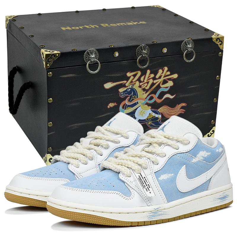 Jordan Air Jordan 1 Стійкі до стирання Нековзкі Низькі Винтажні Баскетбольні Кросівки Жіночі Синій Білий HQ2004-400(Team1676-S-BOX) 36.5
Jordan Air Jordan 1 Стійкі до стирання Нековзкі Низькі Винтажні Баскетбольні Кросівки Жіночі Синій Білий HQ2004-400(Team1676-S-BOX) 36.5
